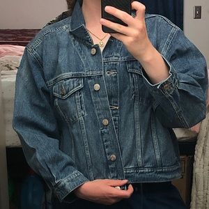 Gap cropped denim jacket